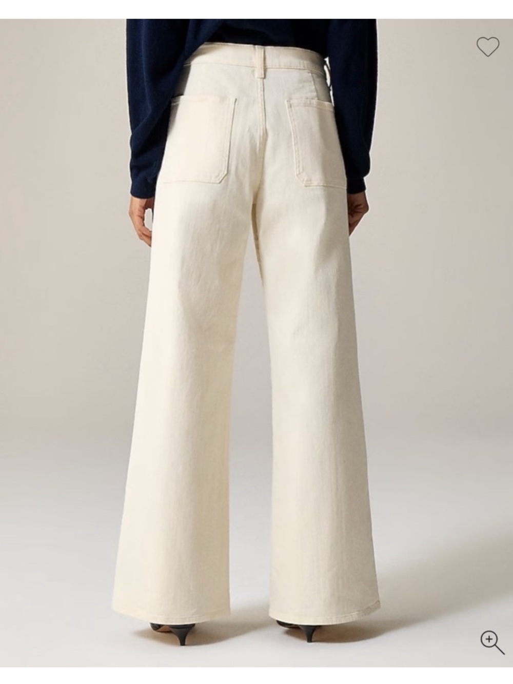 NWT J Crew Camp Pocket Wide Leg Jeans